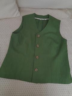 CHALECO + FALDA DE LINO CHALECO + FALDA DE LINO