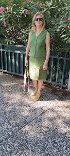 CHALECO + FALDA DE LINO CHALECO + FALDA DE LINO