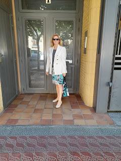 FALDA + BOLSO CON FLORES FALDA + BOLSO CON FLORES