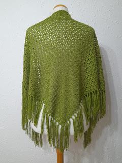 CHAL VERDE CON FLECOS CHAL VERDE CON FLECOS