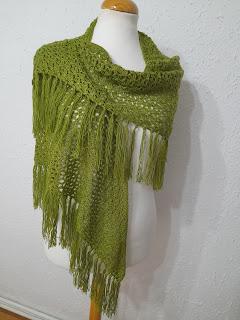 CHAL VERDE CON FLECOS CHAL VERDE CON FLECOS