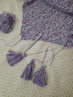 CHAL DE CROCHET CON BORLAS CHAL DE CROCHET CON BORLAS