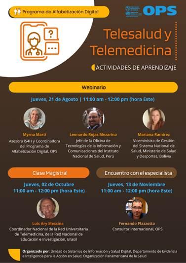 Programa de Alfabetización Digital - Inscripción Webinar: Telesalud y Telemedicina/ Digital Literacy Interfaz de usuario gráfica, Sitio web
El contenido generado por IA puede ser incorrecto.
