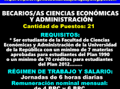 Becarios-as ciencias económicas administración plazas
