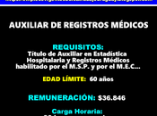 Auxiliar registros médicos
