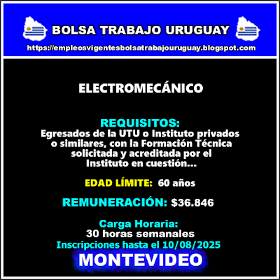 ELECTROMECÁNICO ELECTROMECÁNICO