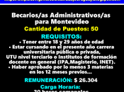 Becarios-as Administrativos-as para Montevideo
