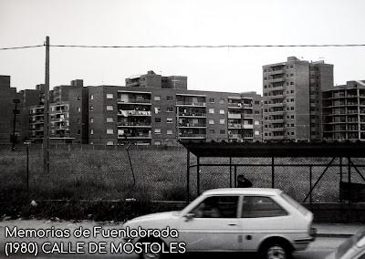 Calle Móstoles en 1980 Calle Móstoles en 1980