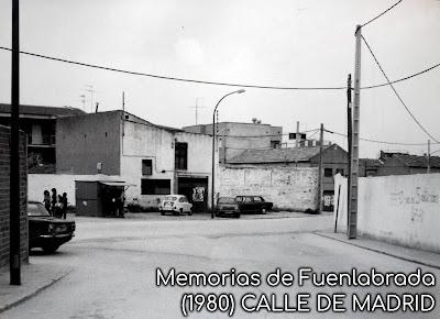 Calle de Madrid en 1980