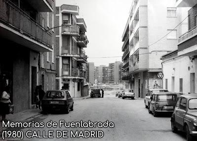 Calle de Madrid en 1980