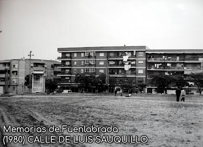Calle de Luis Sauquillo en 1980