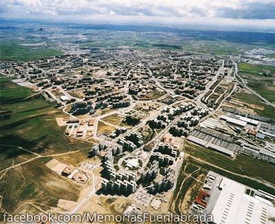 Vista aérea desde El Naranjo en 1992 Vista aérea desde El Naranjo en 1992