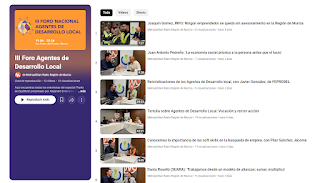 Material del III Foro de Agentes de Desarrollo Local. San Pedro del Pinatar (Murcia)