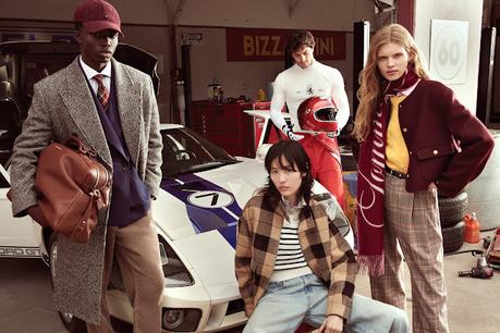 Tommy Hilfiger Tommy Hilfiger, colección otoño 2025, The Hilfiger Racing Club, Nicholas Hoult, Claudia Schiffer, estilo preppy, moda americana, tendencias otoño 2025, moda masculina, moda femenina, estilo neoyorquino, gabardina cuadros, moda sostenible, Glen Luchford, campaña moda,
