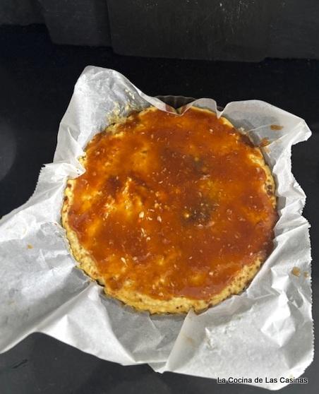 Tarta de queso con base de galleta Lotus y Crema de Yema Tarta de queso con base de galleta Lotus y Crema de Yema