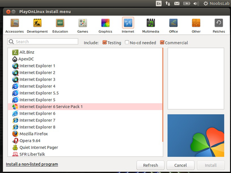 Instalación de PlayOnLinux