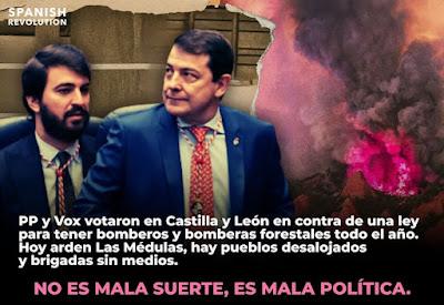 España sigue ardiendo.