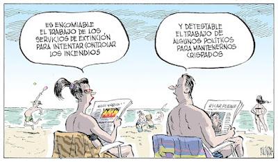 España sigue ardiendo.