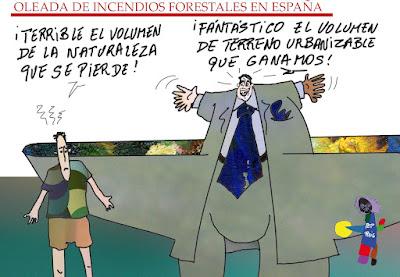 España sigue ardiendo.