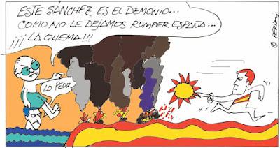 España sigue ardiendo.