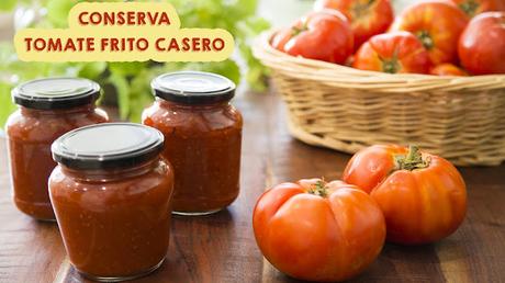 CÓMO HACER TU PROPIA CONSERVA DE SALSA DE TOMATE FRITO CASERO CONSERVA CASERA DE SALSA DE TOMATE FRITO CASERO