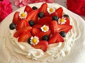 Pavlova fresas chantilly