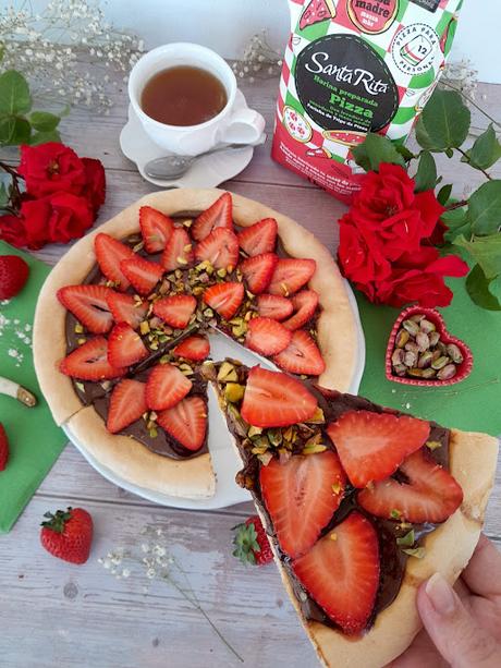 Pizza dolce Fresas con Chocolate Pizza dolce Fresas con Chocolate