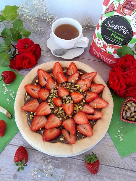 Pizza dolce Fresas con Chocolate Pizza dolce Fresas con Chocolate
