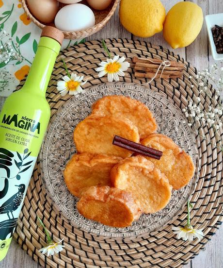 Torrijas clásicas de leche y vainilla Torrijas clásicas de leche y vainilla