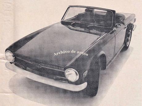 Publicidad del Triumph TR-6 comercializado en Estados Unidos