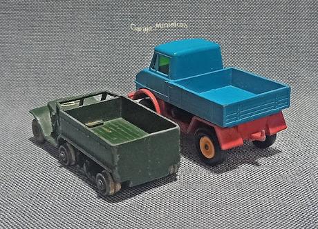 M3 Halftrack y UNIMOG pieza #49 de Matchbox