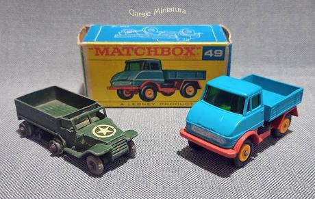 M3 Halftrack y UNIMOG pieza #49 de Matchbox