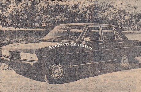 Recorte con la presentación del Peugeot 604