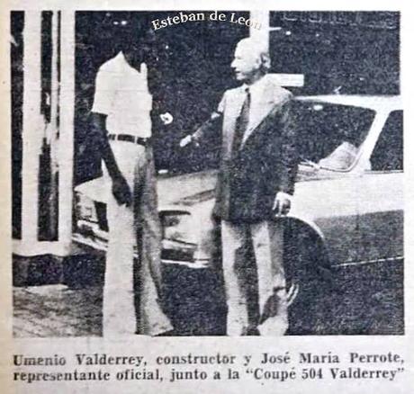 Coupé 504 Valderrey del año 1977 Coupé 504 Valderrey del año 1977