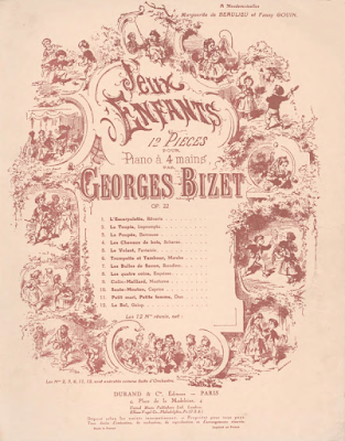 Juegos de niños para 4 manos de George Bizet