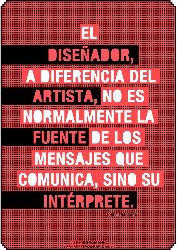 frases tipograficas de alejo bergmann