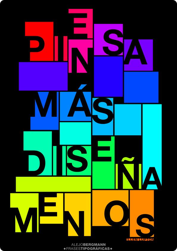 frases tipograficas de alejo bergmann