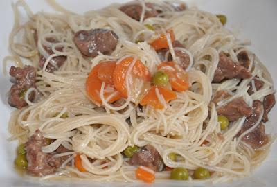 Fideos De Arroz Con Ternera