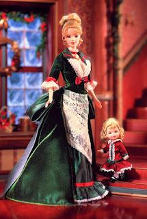 Victorian Holiday Barbie y Kelly