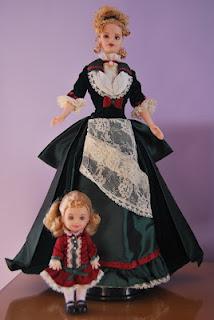 Victorian Holiday Barbie y Kelly