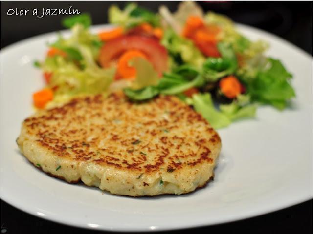 Hamburguesas de merluza y gambas