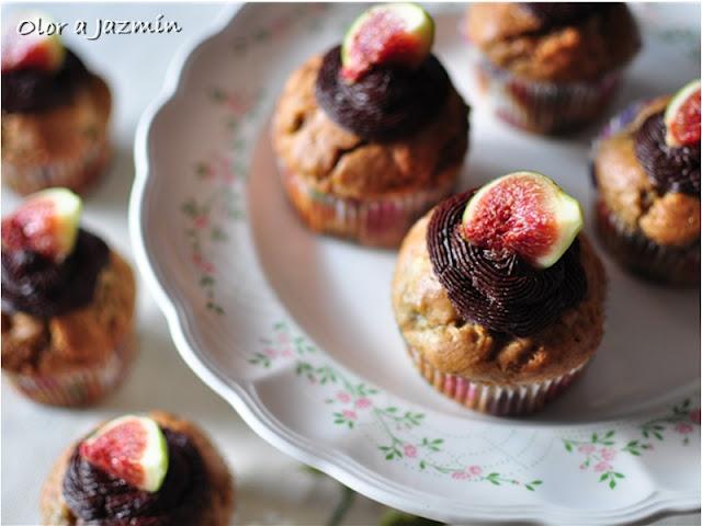 Muffins de higos y nueces