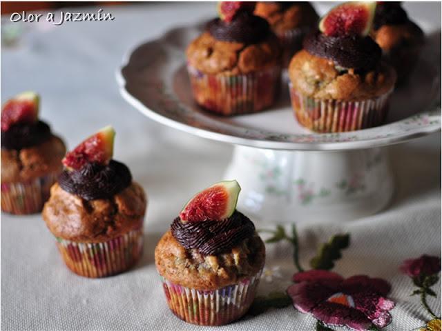 Muffins de higos y nueces