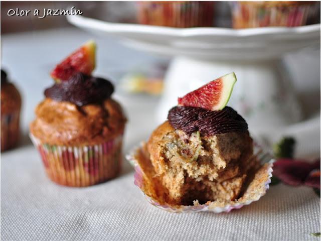Muffins de higos y nueces