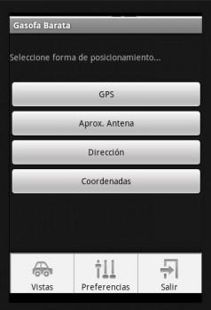 Buscar gasolina barata con Android