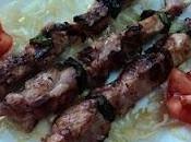 Receta brochetas pollo