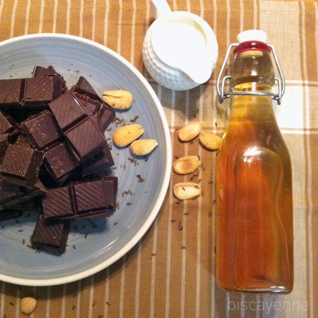 Trufas de alcaravea (o trufas de lo que queráis)