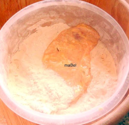 Pollo empanado doble tipo KFC Double Down