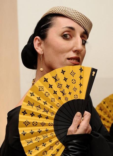 Rossy de Palma Presents Louis Vuitton Hand Fan Collection LUCES Y SOMBRAS