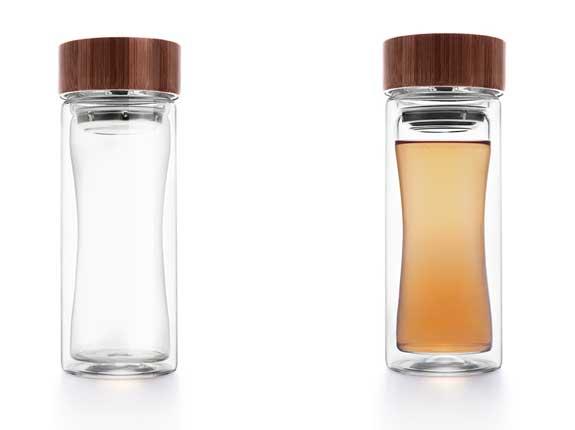 Therm-O Terra :: termo de vidrio y madera